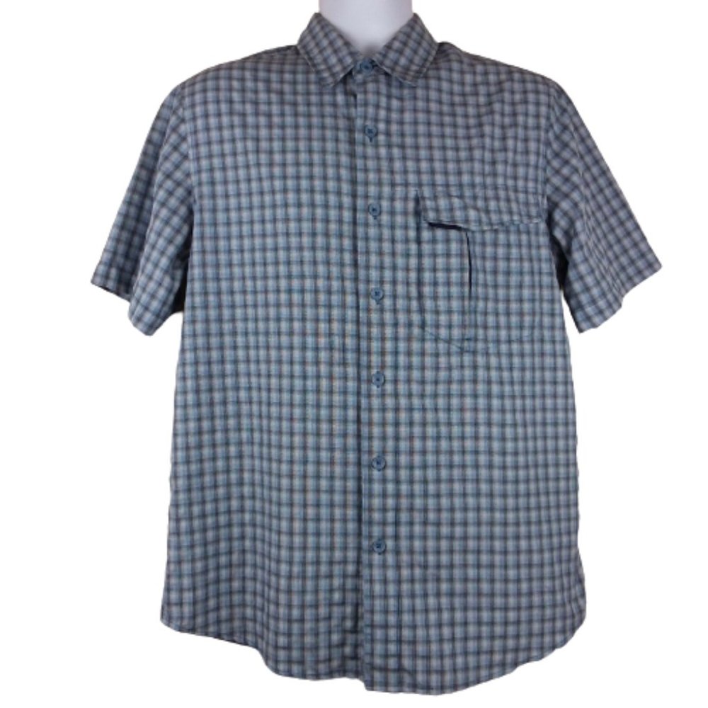 Royal Robbins Shirt Button Up S/S Spread Collar Ck